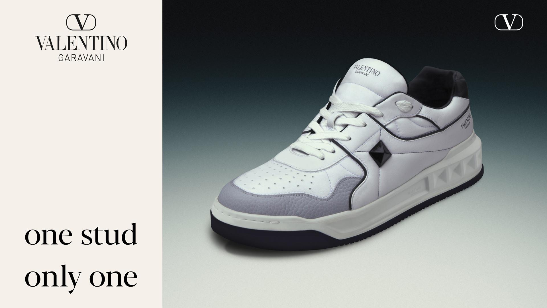 スニーカー VALENTINO Valentino Garavani 'One Stud XL' sneakers One Stud Xl Low-top Sneaker In Nappa Leather And Toile