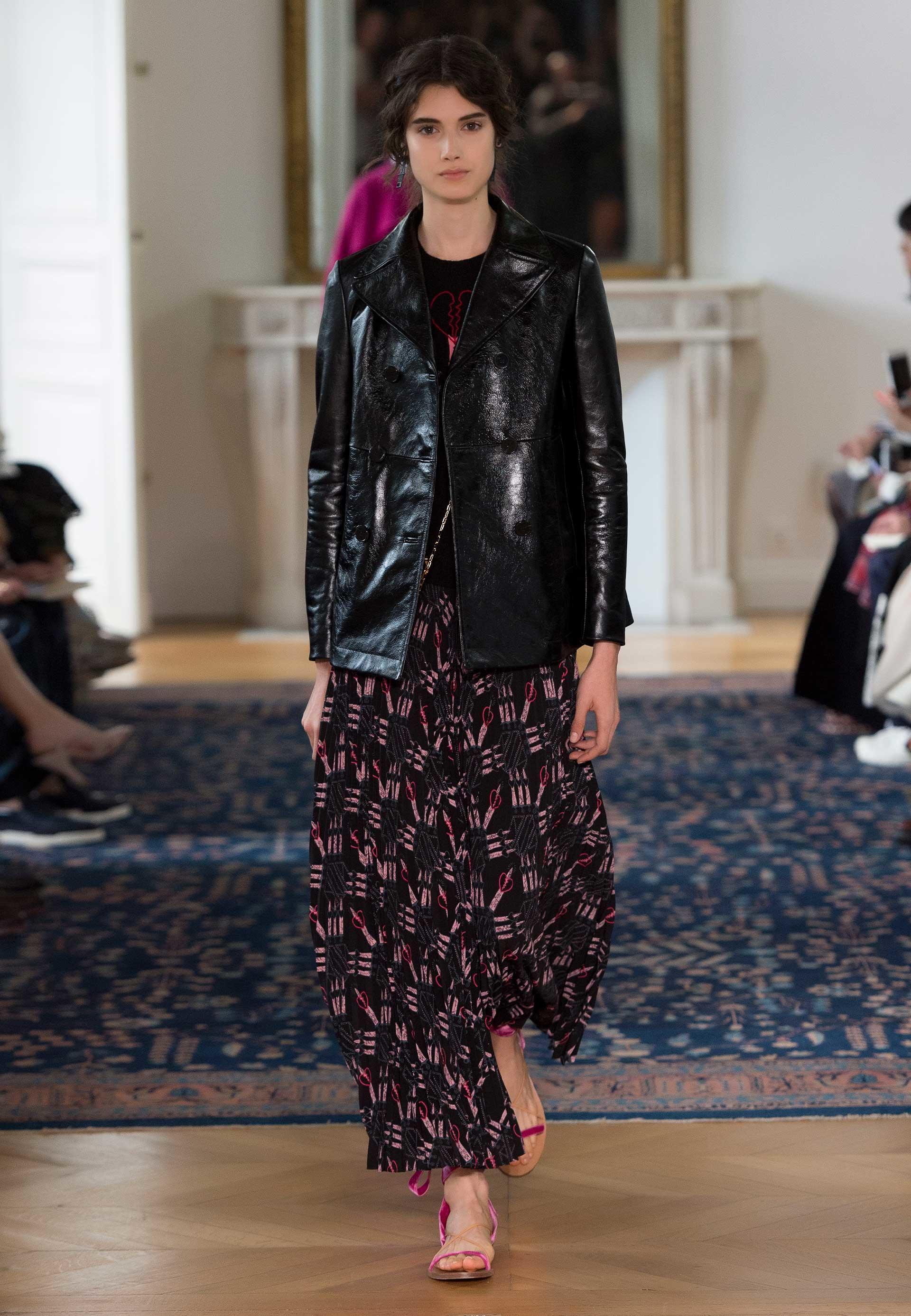 ヴァレンティノ 2017年春夏 マリポサ ブルゾン ジャケット 44 Valentino 2017春夏レディースファッションショー | Valentino