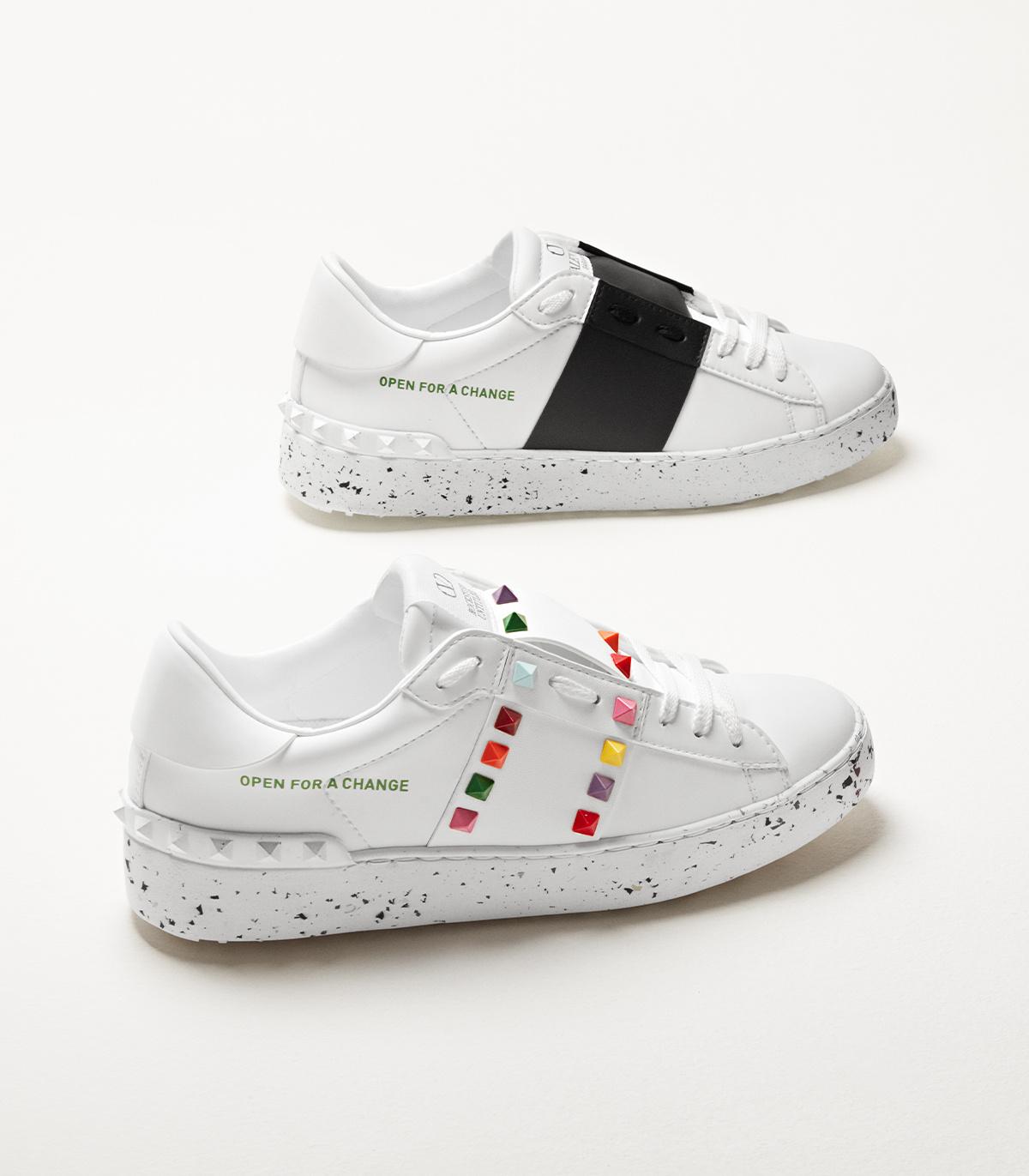 【VALENTINO】ヴァレンティノ OPEN TIE-UP スニーカー ヴァレンティノ ガラヴァーニ Open for a Change スニーカー