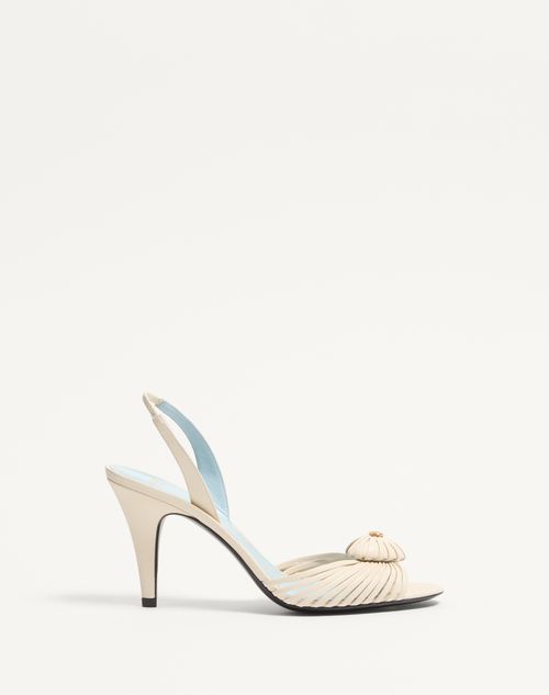 Valentino Garavani - Sandal Royal In Kidskin 85mm - Butter - Woman - Sandals
