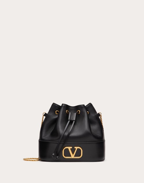 Valentino Garavani Black Mini VLogo Signature Bag