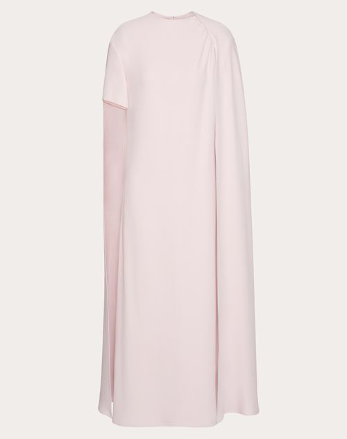 Valentino - Vestido Midi De Cady Couture - Grey Rose - Mujer - Vestidos De Noche