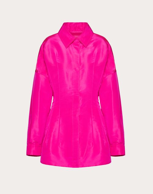 Valentino - Faille Pea Coat - Pink Pp - Woman - Dresses