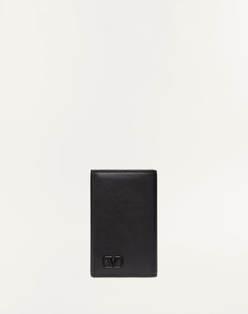 Valentino Garavani - Vlogo Signature Keyring - Black - Man - Man Bags & Accessories Sale