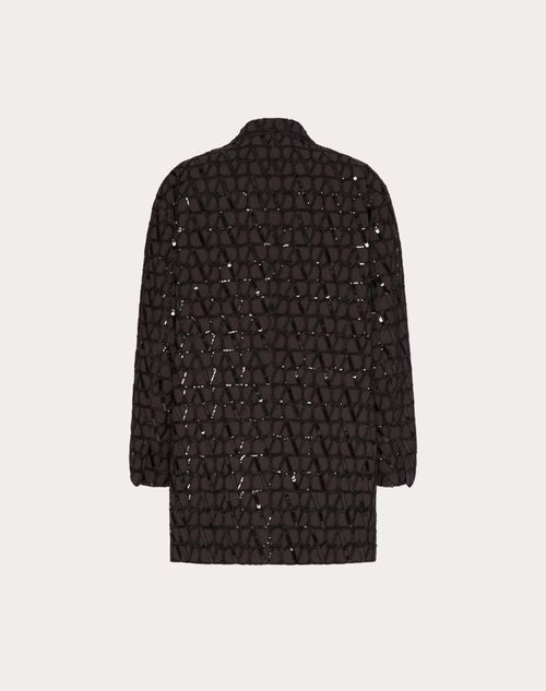 Valentino - Dry Tailoring Wool Embroidered Blazer - Ebony/black - Woman - Jackets And Blazers