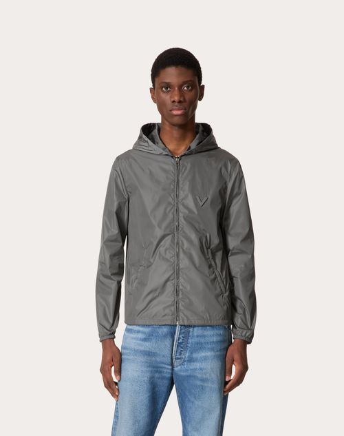 Metallic windbreaker jacket best sale