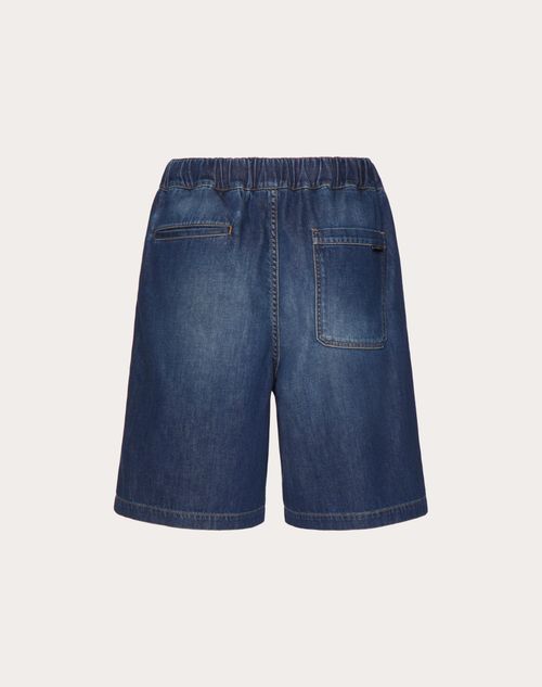 Valentino - Bermudas De Denim Chambray - Denim - Hombre - Denim