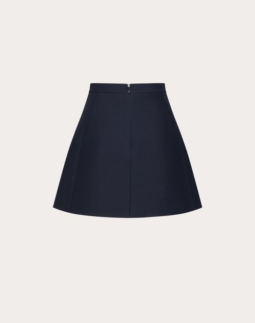 Valentino - Crepe Couture Skirt - Navy - Woman - Skirts