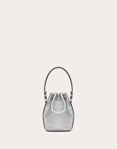 Metallic hot sale bucket bag