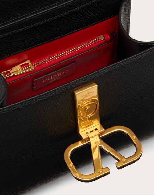 Valentino - Garavani Vsling Handbag With Sparkling Embroidery – Silver –  Shop It