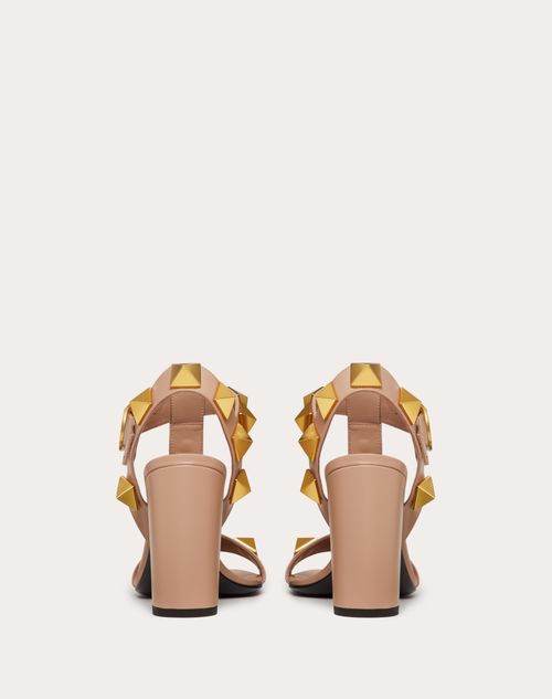 Valentino rockstud clearance sandals rose gold