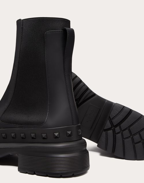 M-WAY ROCKSTUD ANKLE BOOT IN CALFSKIN LEATHER