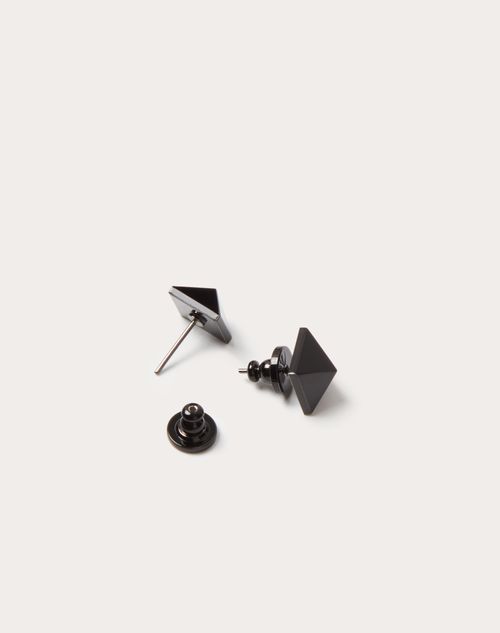 ロックスタッズ メタル ピアス for メンズ インチ ブラック | Valentino JP