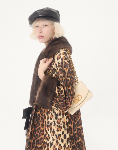 Valentino Garavani - Borsa Piccola A Spalla Valentino Garavani Vain In Vitello Lucido - Burro - Donna - Borse A Spalla