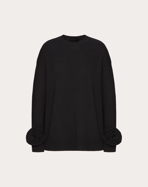 Valentino - Wool Sweater - Black - Woman - Knitwear