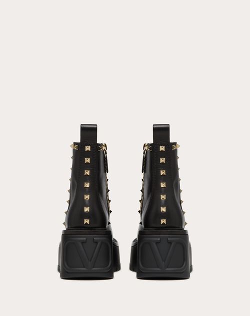 Uniqueform Calfskin Ankle Boot 85 Mm for Woman in Black | Valentino US