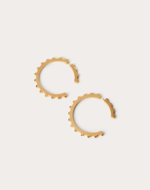 Valentino Garavani - Rockstud Metal Earrings - Gold - Woman - Accessories