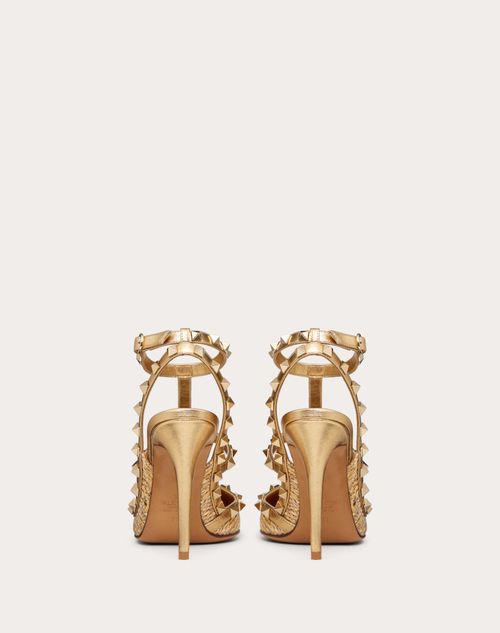 Valentino Garavani Rockstud Raffia Pump