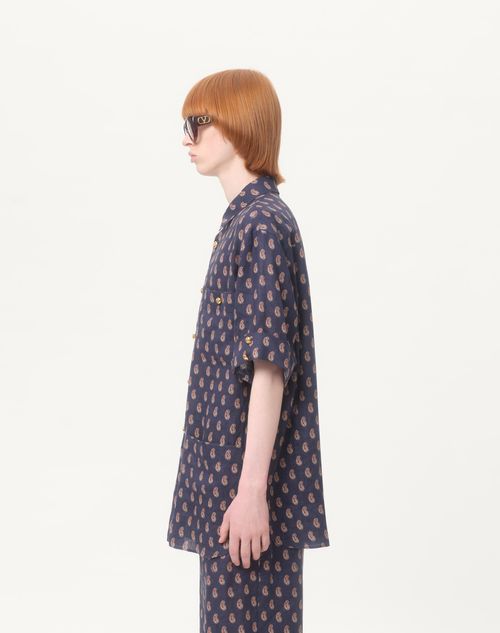  - Marineblau/creme/rot