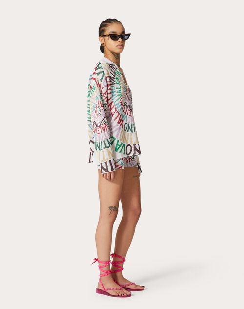 Valentino - Valentino Loop Jacquard Lurex Jumper - Multicolour - Woman - Knitwear