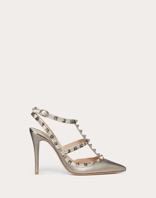 Valentino Garavani Rockstud 100mm ankle-strap pumps - White