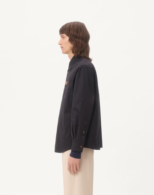 ナイロン シャツジャケット for メンズ インチ ネイビー ナイロン シャツジャケット for メンズ インチ ネイビー
