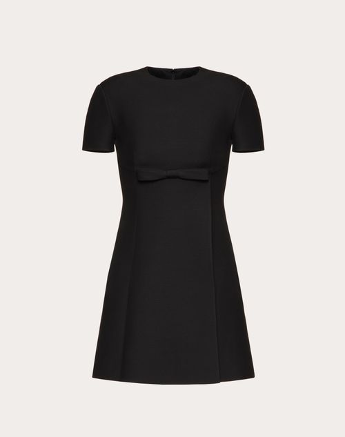 Valentino - Crepe Couture Dress - Black - Woman - Short