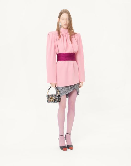 Valentino Garavani - Valentino Garavani Locò Small Embroidered Shoulder Bag - Multicolour - Woman - Shoulder Bags