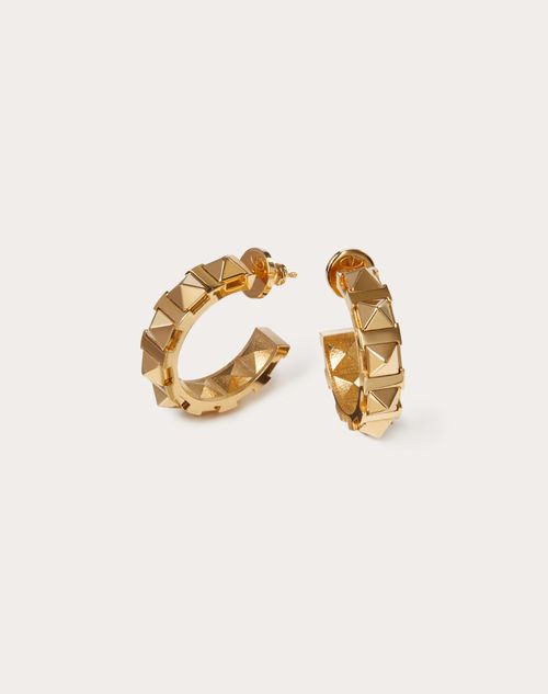 Valentino Garavani - Rockstud Earrings - Gold - Woman - Earrings
