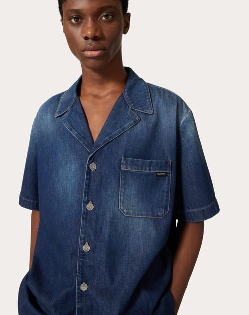 Denim chambray hotsell shirt men