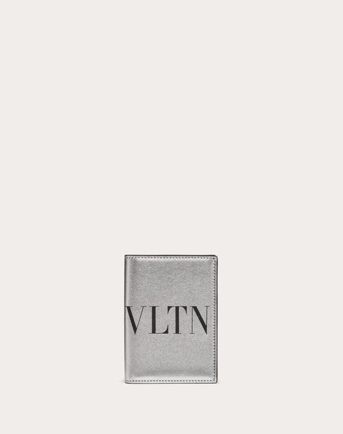 Valentino Garavani - Vltn Cardholder - Silver - Man - Man Bags & Accessories Sale
