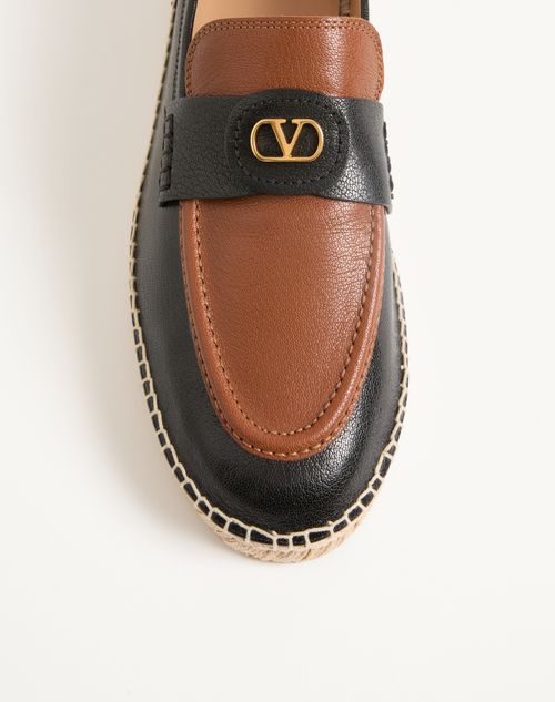 Valentino Garavani - Palm Avenue Calfskin Loafer - Black - Man - Man Shoes Private Promotions
