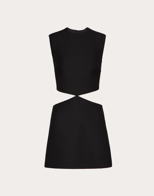 Valentino - Crepe Couture Short Dress - Black - Woman - Woman Ready To Wear Sale