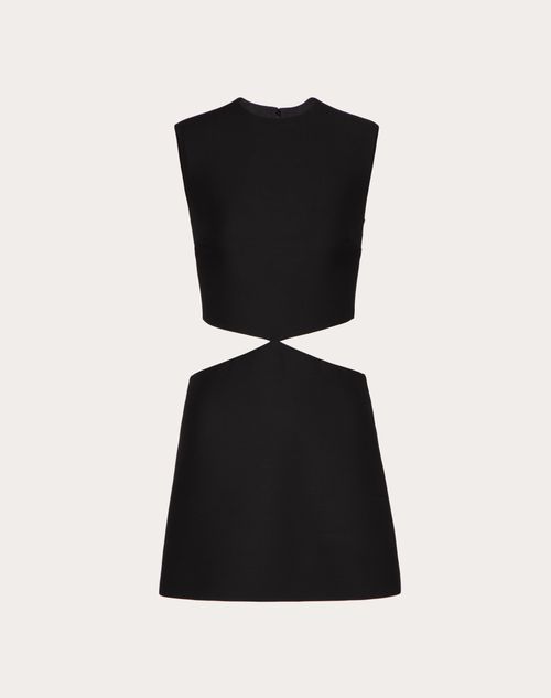 Valentino - Vestido Corto De Crepe Couture - Negro - Mujer - Shelf - W Unboxing Pap W1