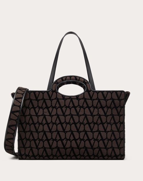 Valentino Garavani - Le Troisieme Toile Iconographe Shopping Bag - Fondantblack - Man - Shelf - M Bags - Toile Iconographe