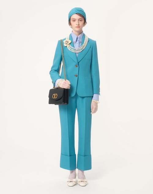 Valentino - コットン シャツ - ダークアズーロ - ウィメンズ - シャツ＆トップス