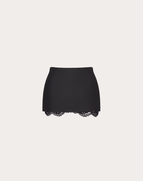 Valentino - Crepe Couture Skirt - Black - Woman - Shelf - W Pap - Surface W2