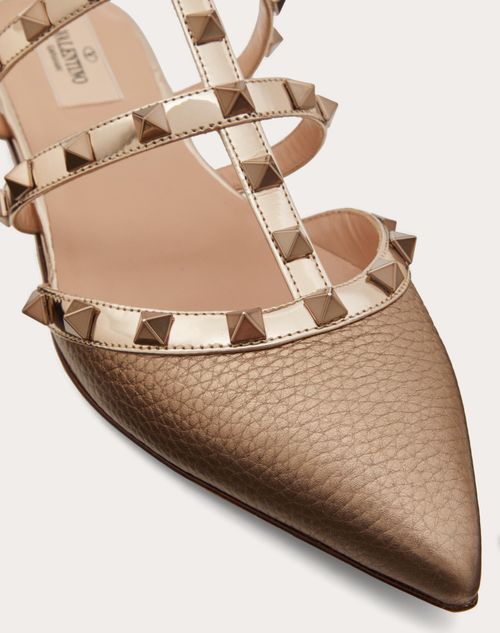 Metallic rockstud valentino best sale