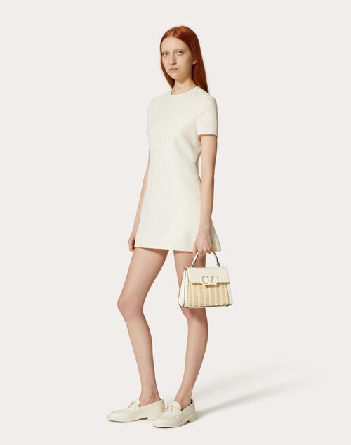 Valentino Garavani - Small Vsling Wicker Handbag - Natural/ivory - Woman - Shelf - W Bags - Summer Bags