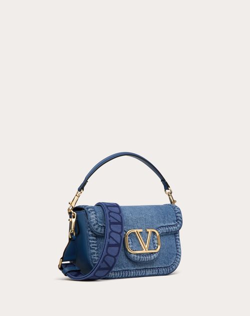 Valentino Garavani Alltime Denim Shoulder Bag for Woman in Denim  