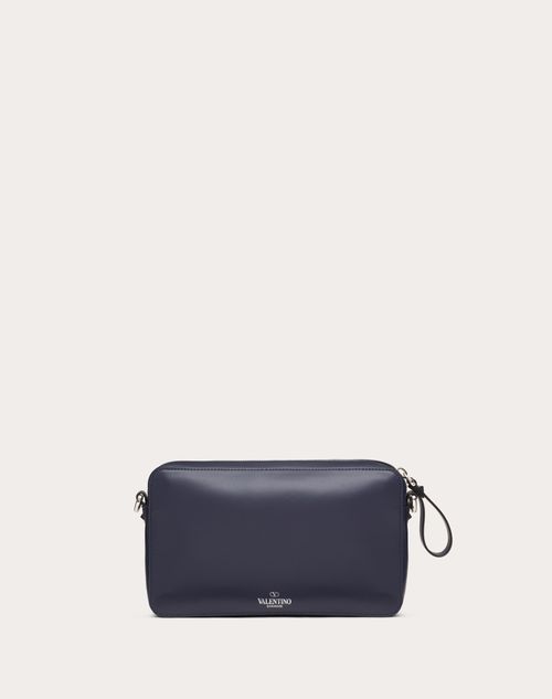 Vltn レザー ショルダーバッグ for メンズ インチ ブラック | Valentino JP