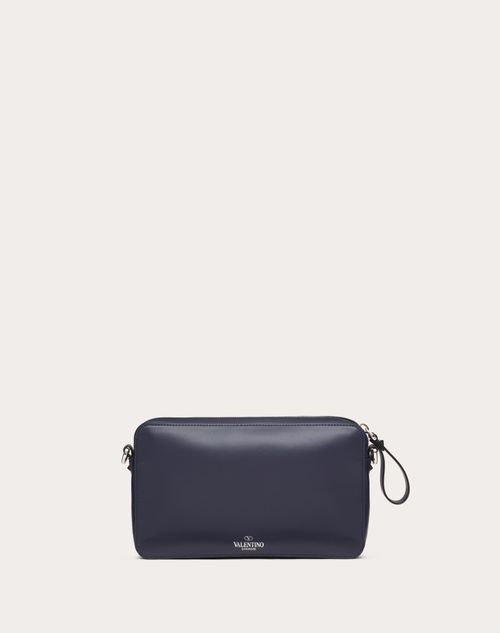 Vltn レザー ショルダーバッグ for メンズ インチ マリン Vltn レザー ショルダーバッグ for メンズ インチ マリン