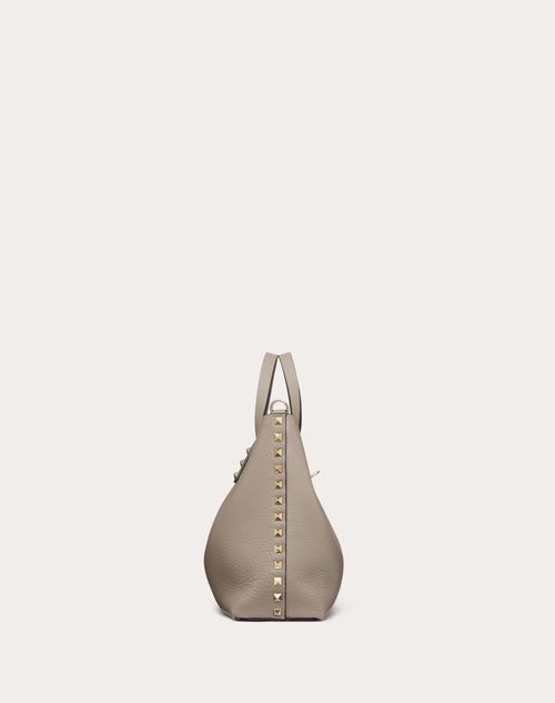 ROCKSTUD GRAINY CALFSKIN TOTE BAG