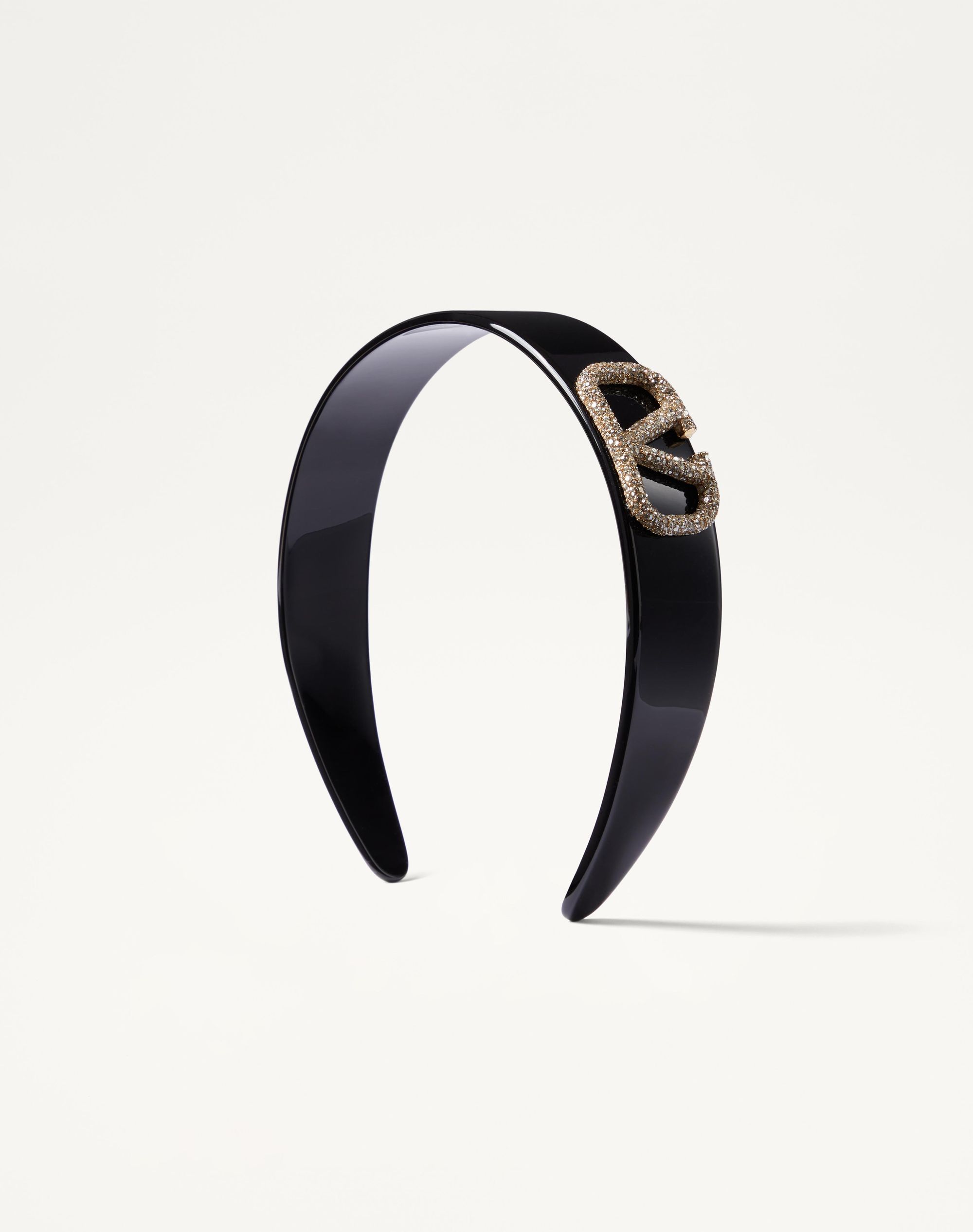 Vlogo Signature Resin, Metal And Swarovski® Crystal Hairband Vlogo Signature Resin, Metal And Swarovski® Crystal Hairband