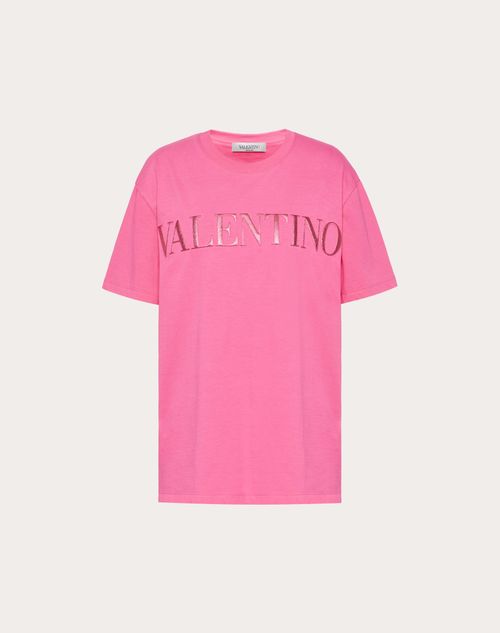 Valentino - Jersey T-shirt - Eclectic Pink - Woman - Woman Ready To Wear Sale