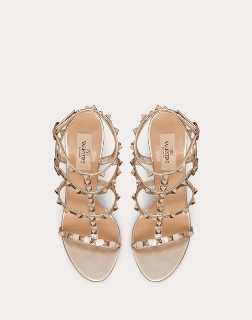 Valentino metallic best sale rockstud sandals