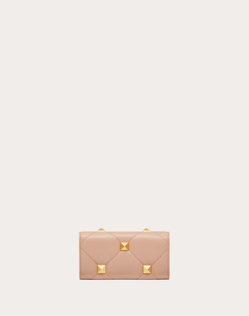 Valentino Garavani Roman Stud Flap Napa Wallet