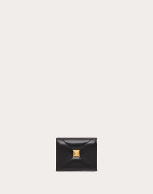 折りたたみ財布 VALENTINO ROMAN STUD WALLET Roman Stud Wallet In Nappa Leather With Chain for Woman in