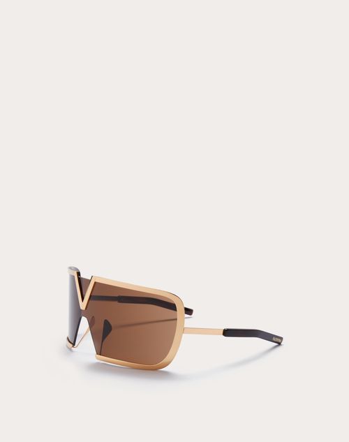 Valentino V - Romask Unisex Sunglasses - Gold