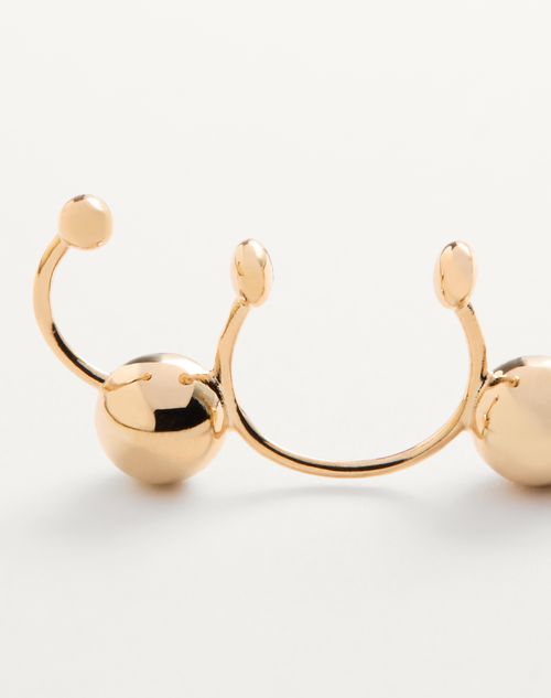 Valentino Garavani - Poetique Des Gouttes Metal Nose Ring - Gold - Man - Jewellery